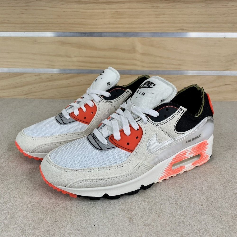Nike Air Max III PRM 90 White Crimson New Shoes DC7856-100 Mens 5.5 / Womens 7 - Picture 8 of 12